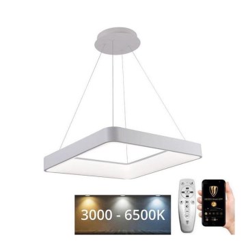 LED Hämardatav lühter LED/55W/230V 3000-6500K valge + kaugjuhtimispult