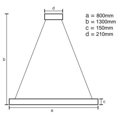 LED Hämardatav kristall- lühter LED/60W/230V 3000-6500K kuldne + kaugjuhtimispult