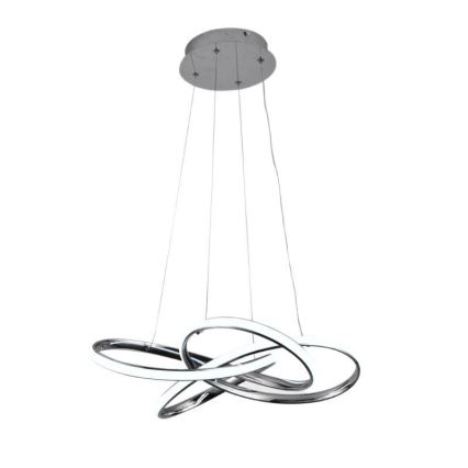 LED Hämardatav lühter LED/65W/230V 3000-6500K d. 48 cm hall + kaugjuhtimispult