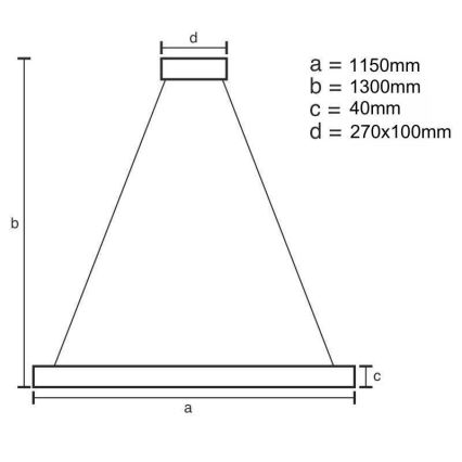 LED Hämardatav lühter LED/65W/230V 3000-6500K + kaugjuhtimispult