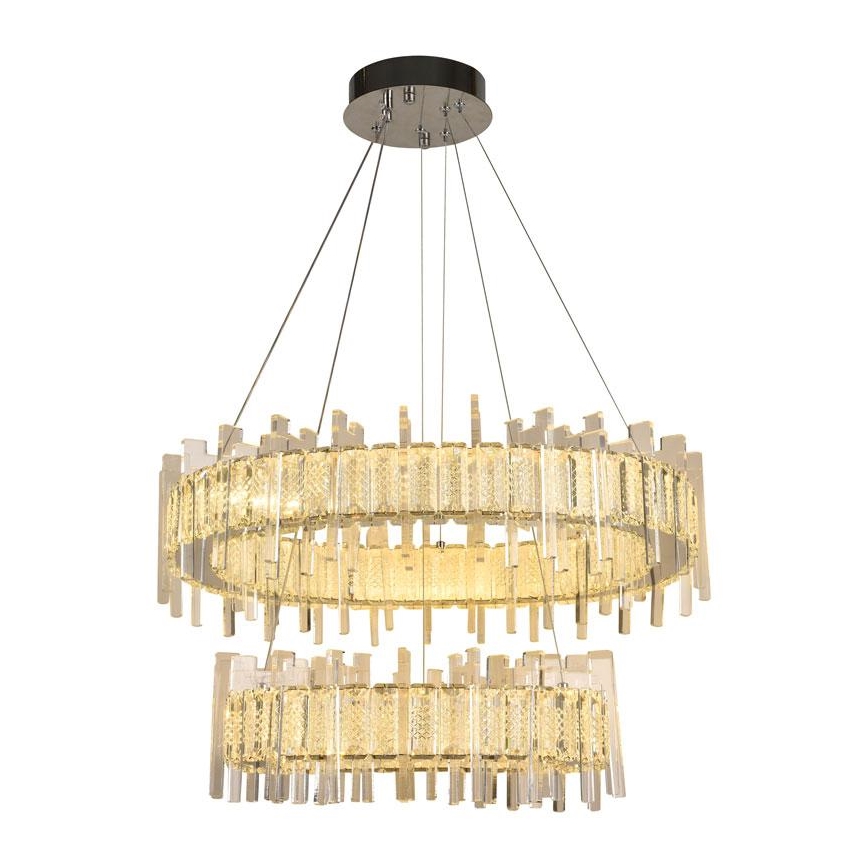 LED Hämardatav kristall-lühter LED/65W/230V 3000-6500K + kaugjuhtimispult