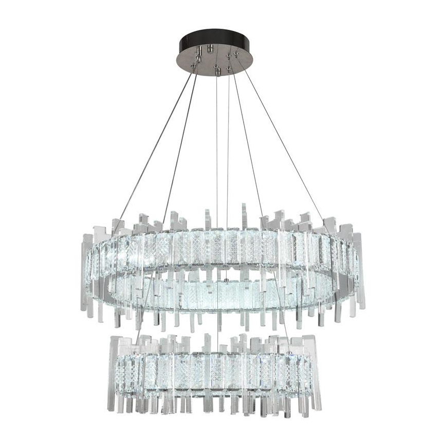 LED Hämardatav kristall-lühter LED/65W/230V 3000-6500K + kaugjuhtimispult
