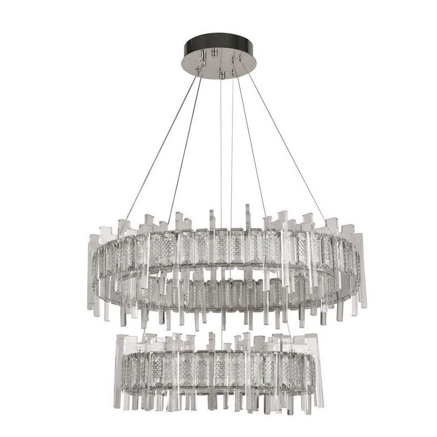 LED Hämardatav kristall-lühter LED/65W/230V 3000-6500K + kaugjuhtimispult