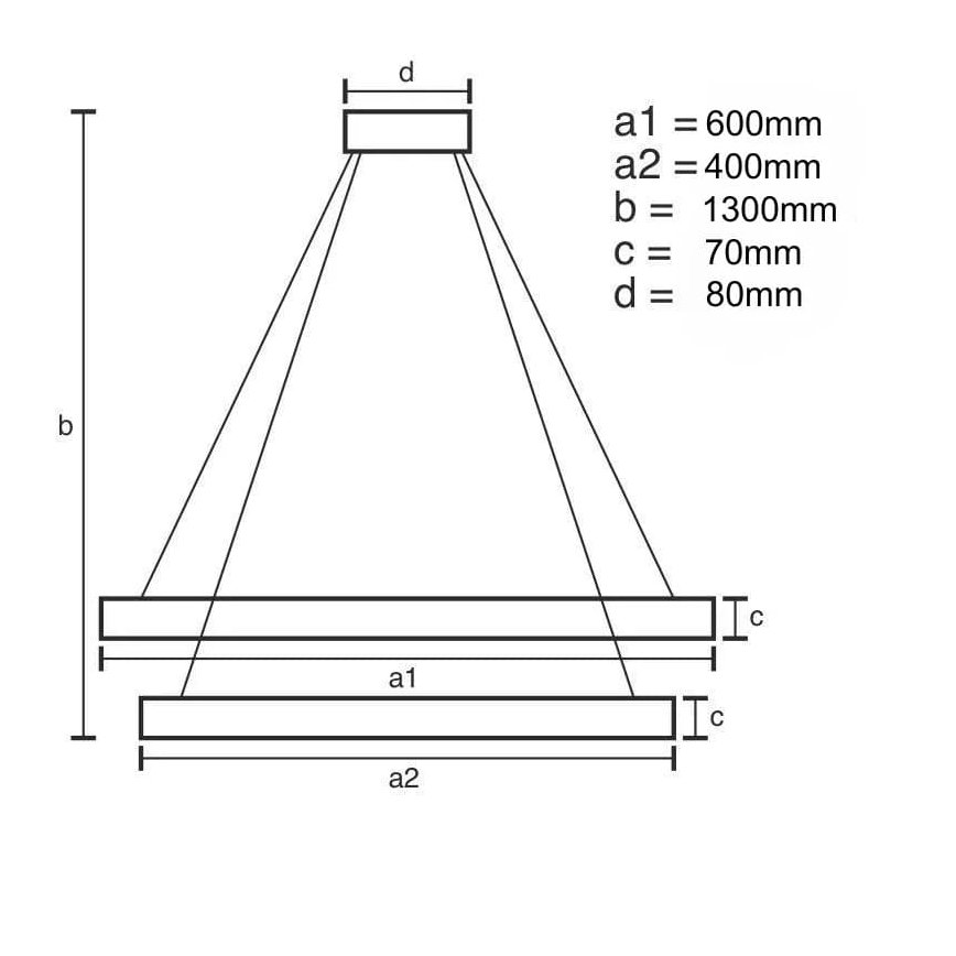 LED Hämardatav kristall-lühter LED/65W/230V 3000-6500K + kaugjuhtimispult