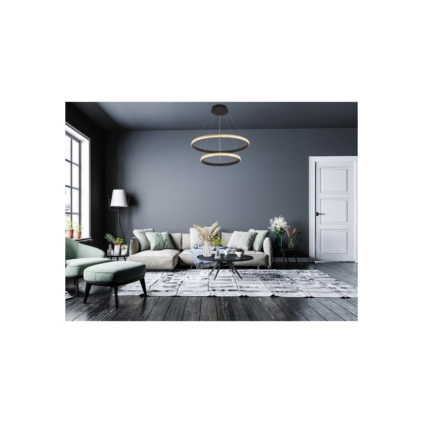 LED Hämardatav lühter LED/65W/230V 3000-6500K + kaugjuhtimispult
