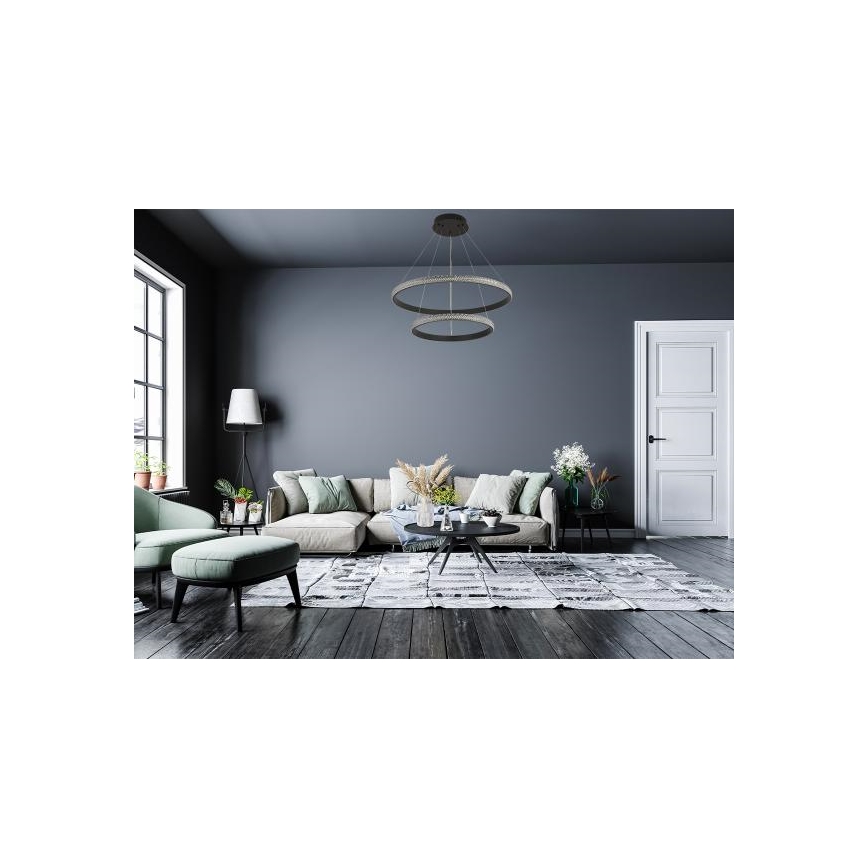 LED Hämardatav lühter LED/65W/230V 3000-6500K + kaugjuhtimispult