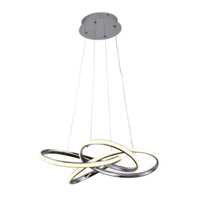 LED Hämardatav lühter LED/65W/230V 3000-6500K kroom + kaugjuhtimispult