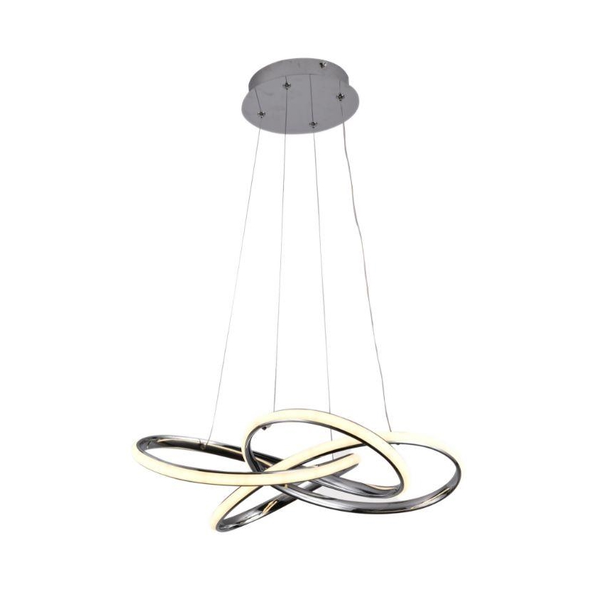 LED Hämardatav lühter LED/65W/230V 3000-6500K kroom + kaugjuhtimispult