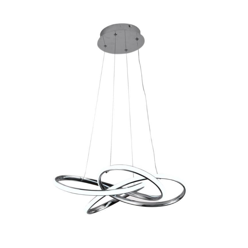 LED Hämardatav lühter LED/65W/230V 3000-6500K kroom + kaugjuhtimispult