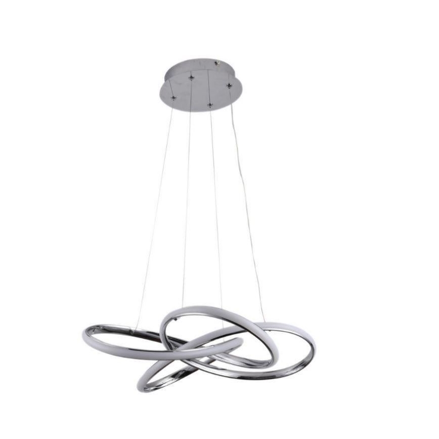 LED Hämardatav lühter LED/65W/230V 3000-6500K kroom + kaugjuhtimispult