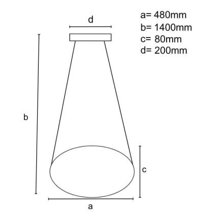 LED Hämardatav lühter LED/65W/230V 3000-6500K kroom + kaugjuhtimispult