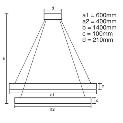 LED Hämardatav kristall- lühter LED/65W/230V 3000-6500K kroom + kaugjuhtimispult