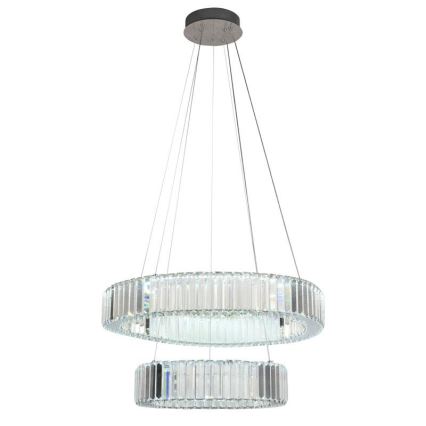 LED Hämardatav kristall-lühter LED/65W/230V 3000-6500K läikiv kroom + kaugjuhtimispult