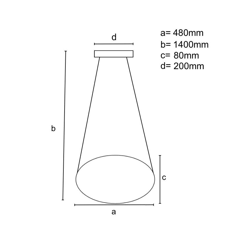 LED Hämardatav lühter LED/65W/230V 3000-6500K kuldne + kaugjuhtimispult