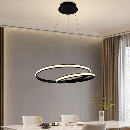 LED Hämardatav lühter LED/65W/230V 3000-6500K d. 56 cm + kaugjuhtimispult