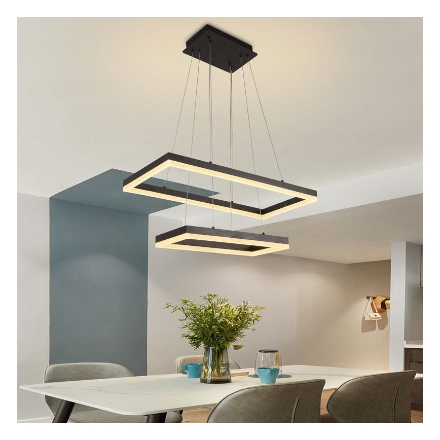 LED Hämardatav lühter LED/65W/230V 3000-6500K + pult