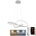 LED Hämardatav lühter LED/70W/230V 3000-6500K d. 55 cm + kaugjuhtimispult