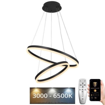 LED Hämardatav lühter LED/70W/230V 3000-6500K d. 60 cm + kaugjuhtimispult