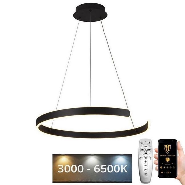 LED Hämardatav lühter LED/70W/230V 3000-6500K d. 60 cm + kaugjuhtimispult
