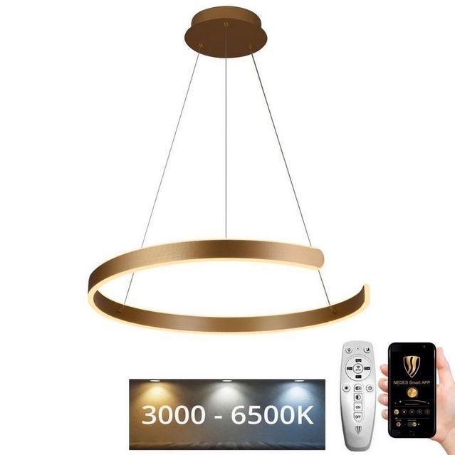 LED Hämardatav lühter LED/70W/230V 3000-6500K d. 60 cm + kaugjuhtimispult