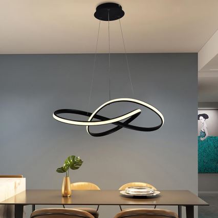 LED Hämardatav lühter LED/70W/230V 3000-6500K d. 55 cm + kaugjuhtimispult