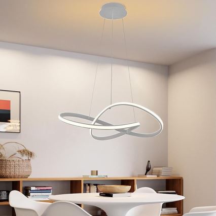 LED Hämardatav lühter LED/70W/230V 3000-6500K d. 55 cm + kaugjuhtimispult