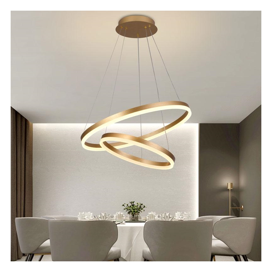 LED Hämardatav lühter LED/70W/230V 3000-6500K d. 60 cm + kaugjuhtimispult