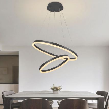 LED Hämardatav lühter LED/70W/230V 3000-6500K d. 60 cm + kaugjuhtimispult