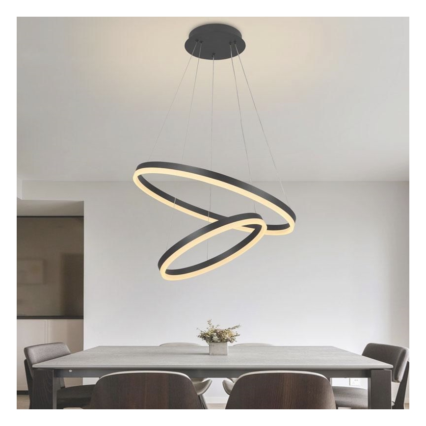 LED Hämardatav lühter LED/70W/230V 3000-6500K d. 60 cm + kaugjuhtimispult
