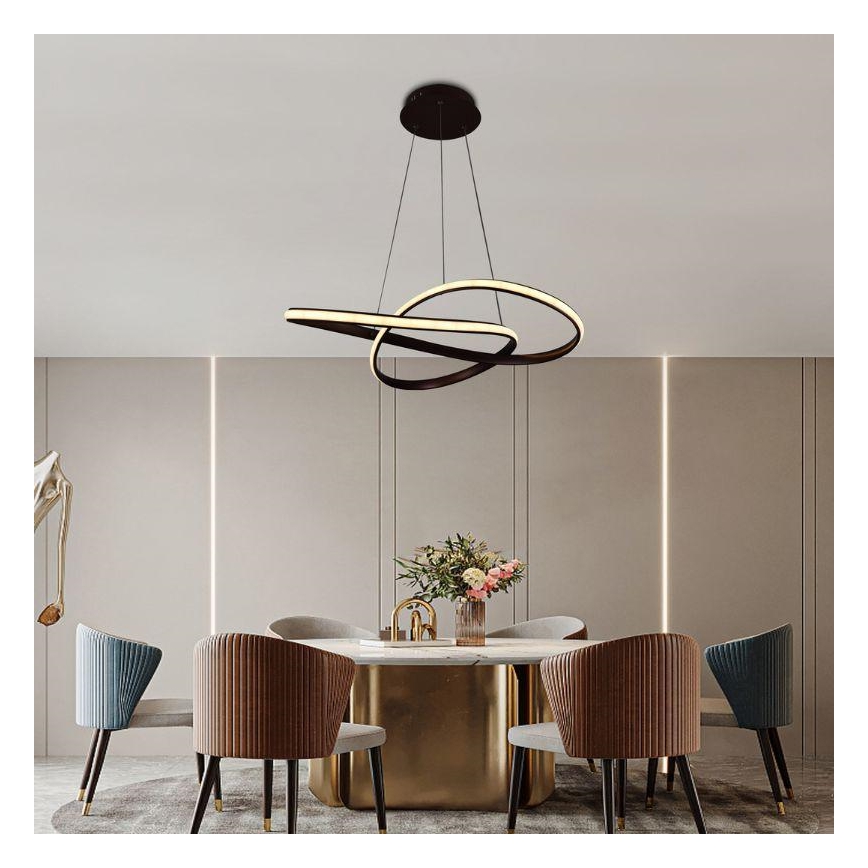 LED Hämardatav lühter LED/70W/230V 3000-6500K + kaugjuhtimispult