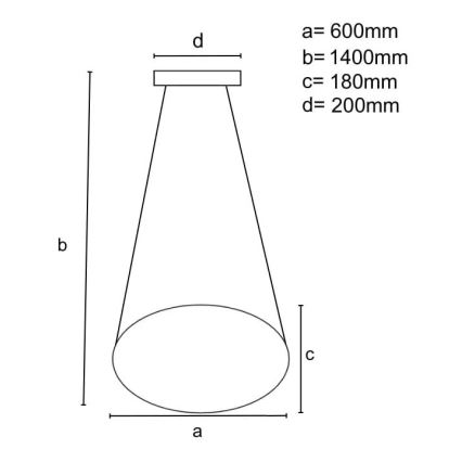 LED Hämardatav lühter LED/70W/230V 3000-6500K + kaugjuhtimispult