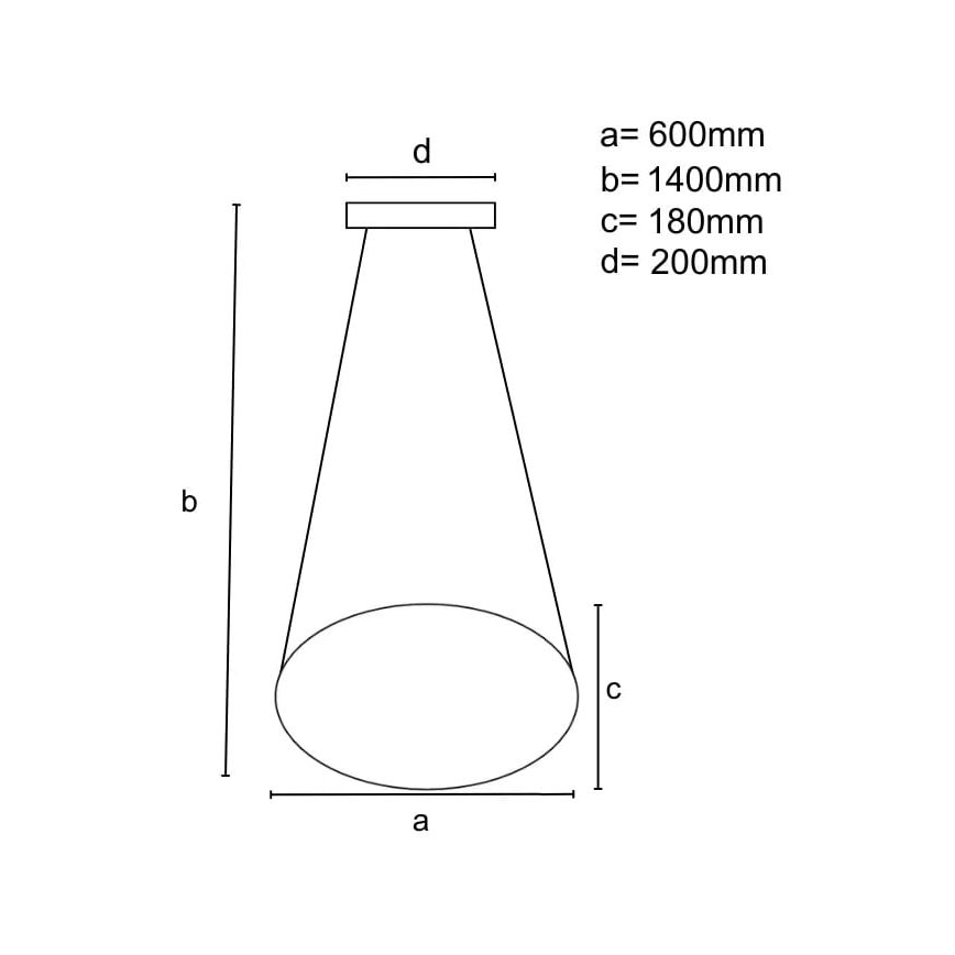 LED Hämardatav lühter LED/70W/230V 3000-6500K + kaugjuhtimispult