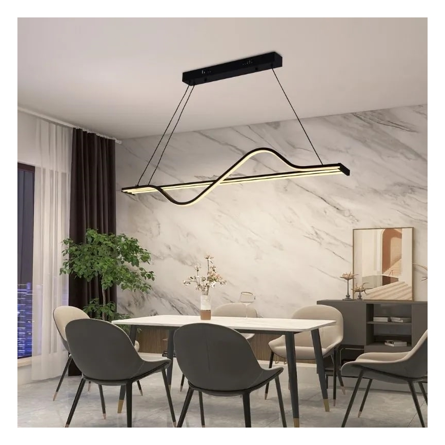 LED Hämardatav lühter LED/70W/230V 3000-6500K + kaugjuhtimispult