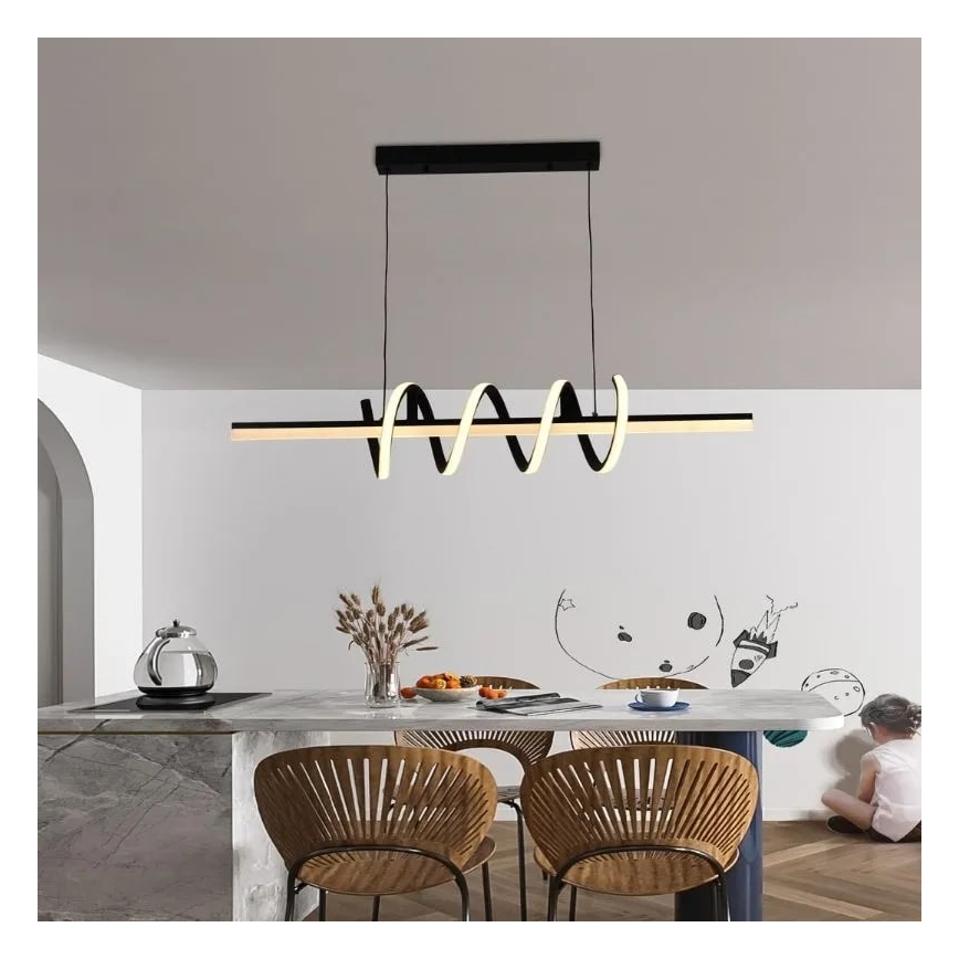LED Hämardatav lühter LED/70W/230V 3000-6500K + kaugjuhtimispult