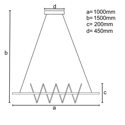 LED Hämardatav lühter LED/70W/230V 3000-6500K + kaugjuhtimispult