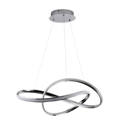 LED Hämardatav lühter LED/70W/230V 3000-6500K läikiv kroom + kaugjuhtimispult