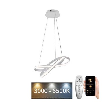 LED Hämardatav lühter LED/70W/230V 3000-6500K valge + kaugjuhtimispult