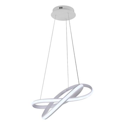 LED Hämardatav lühter LED/70W/230V 3000-6500K d. 55 cm valge + kaugjuhtimispult