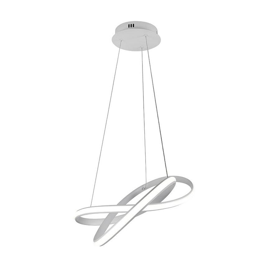 LED Hämardatav lühter LED/70W/230V 3000-6500K d. 55 cm valge + kaugjuhtimispult