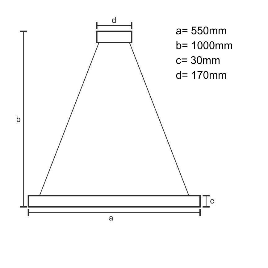 LED Hämardatav lühter LED/70W/230V 3000-6500K d. 55 cm valge + kaugjuhtimispult