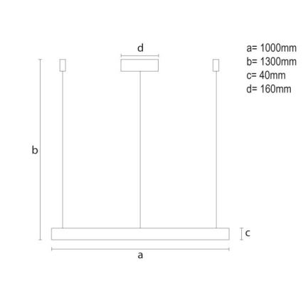 LED Hämardatav lühter LED/72W/230V 3000-6500K + kaugjuhtimispult