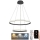 LED Hämardatav lühter LED/75W/230V 3000-6500K d. 60 cm + kaugjuhtimispult