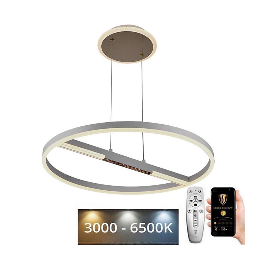LED Hämardatav lühter LED/75W/230V 3000-6500K + kaugjuhtimispult