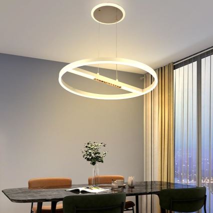 LED Hämardatav lühter LED/75W/230V 3000-6500K + kaugjuhtimispult