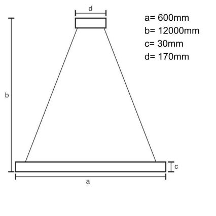 LED Hämardatav lühter LED/75W/230V 3000-6500K + kaugjuhtimispult