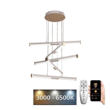 LED Hämardatav lühter LED/75W/230V 3000-6500K + kaugjuhtimispult