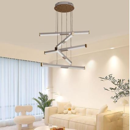 LED Hämardatav lühter LED/75W/230V 3000-6500K + kaugjuhtimispult