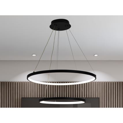 LED Hämardatav lühter LED/75W/230V 3000-6500K d. 60 cm + kaugjuhtimispult