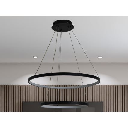 LED Hämardatav lühter LED/75W/230V 3000-6500K d. 60 cm + kaugjuhtimispult