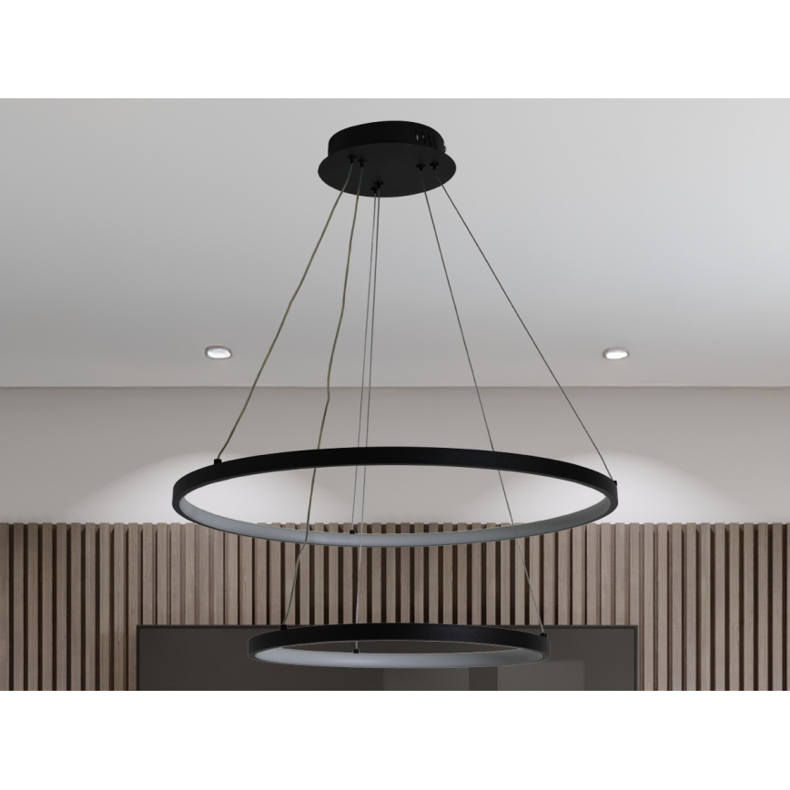 LED Hämardatav lühter LED/75W/230V 3000-6500K d. 60 cm + kaugjuhtimispult